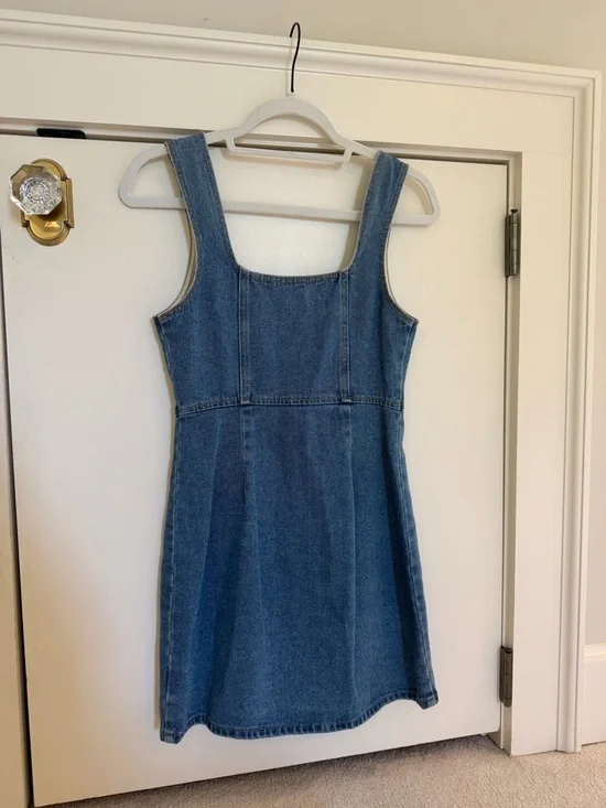 Urban Outfitters Denim Button-Front Dress - Picture 2 of 3